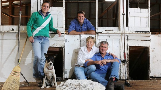 Farmer of the Year Shearing Shed web The Hicks Family - Hannaton